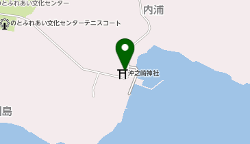 沖の崎神社境内の地図画像