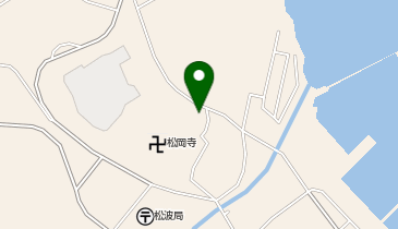 松波城址公園の地図画像