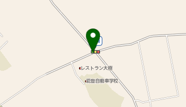 能登自動車学校横交差点の地図画像