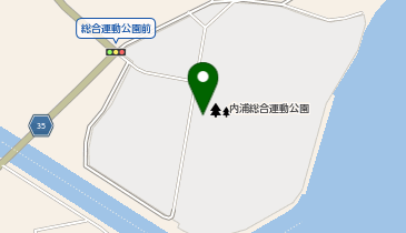 内浦体育館の地図画像