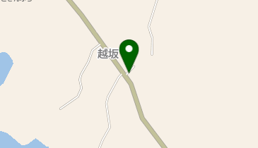 越坂、越坂口バス停周辺の地図画像