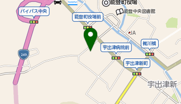 公立宇出津総合病院の地図画像