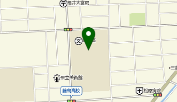 藤島高等学校の地図画像