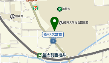 国立大学法人福井大学の地図画像