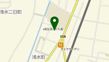 麻生津こども園の地図画像