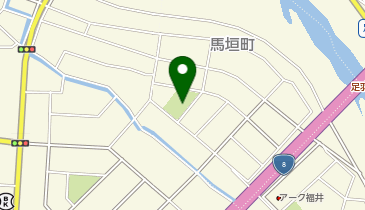 板垣公園の地図画像