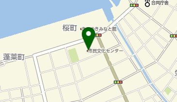 市民文化センターの地図画像