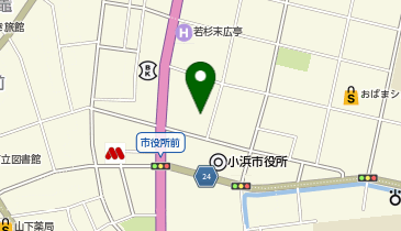 小浜市文化会館の地図画像