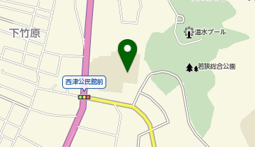 小浜市立西津小学校の地図画像