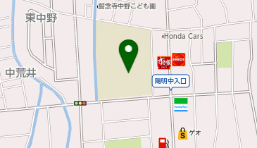 陽明中学校の地図画像