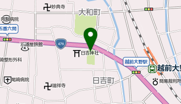 山王公園の地図画像