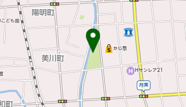 三角公園の地図画像