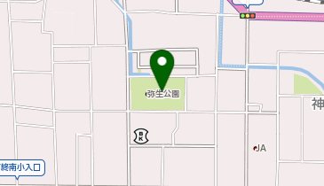 弥生公園の地図画像