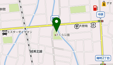 さくら公園の地図画像
