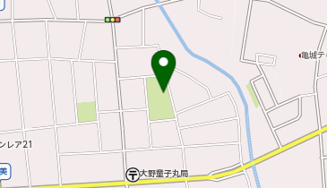 中挾公園の地図画像