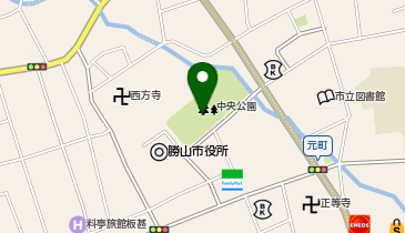 中央公園の地図画像