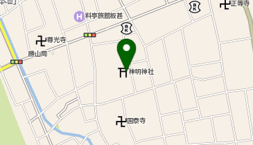 神明神社の地図画像