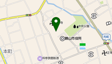 勝山市民会館の地図画像