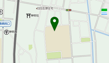 神明小学校の地図画像