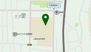 中央中学校の地図画像