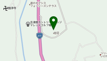 渓流温泉「冠荘」の地図画像