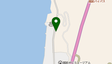 越前町観光会館の地図画像