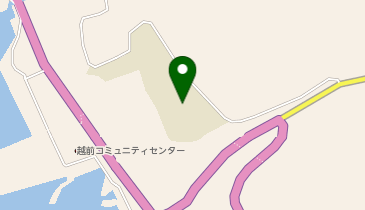 越前中学校グラウンドの地図画像