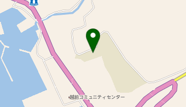 越前中学校の地図画像