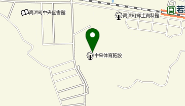 中央体育館の地図画像