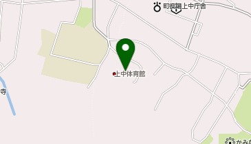 上中体育館の地図画像