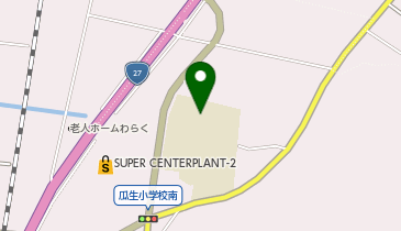 瓜生小学校の地図画像