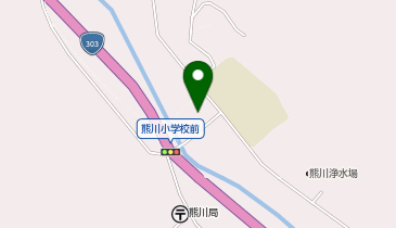 熊川公民館の地図画像