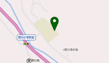 熊川小学校の地図画像