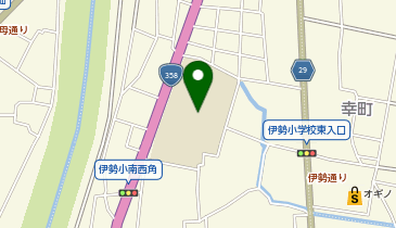 伊勢小学校の地図画像