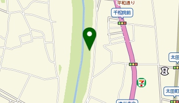 荒川緑地(千秋橋上流左岸)の地図画像