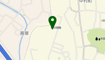 貢川団地 29号館南側空地の地図画像