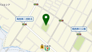 南西第四公園の地図画像