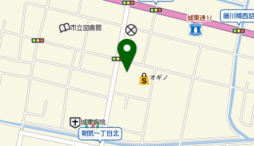 オギノ城東店駐車場の地図画像