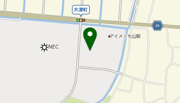 アイメッセ山梨軒下・駐車場の地図画像
