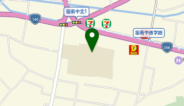 笛南中学校の地図画像