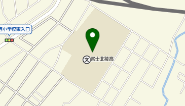 県立富士北稜高等学校の地図画像