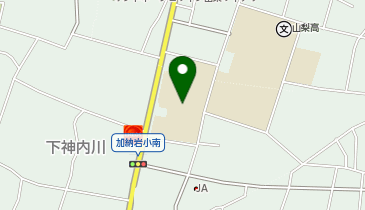 加納岩小学校グラウンドの地図画像