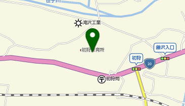 旧初狩小学校の地図画像