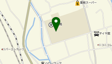 韮崎高等学校の地図画像