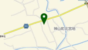 神山屋内運動場の地図画像