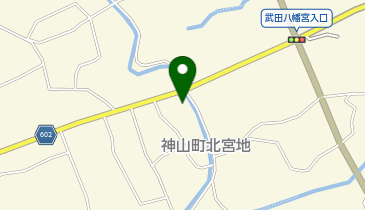 神山公民館の地図画像