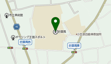 巨摩高等学校(校舎)の地図画像