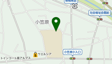小笠原小学校(体育館)の地図画像