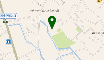 甲斐市立竜王南部公民館の地図画像