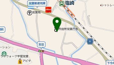 双葉支所駐車場の地図画像